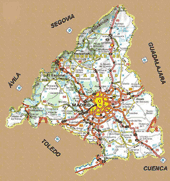 mapa de madrid capital